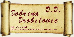 Dobrina Drobilović vizit kartica